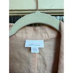 J.Jill Love Linen Blazer Jacket Single Button Unlined‎ Summer Size Large Petite Pink Photo 1