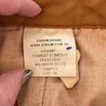 Frame | Mustard Brown Cotton Twill Wide Leg Mid Rise Tomboy Trousers ankle 26 Photo 5