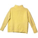 Philosophy Republic Clothing Sweater Womens Small Yellow Turtleneck Ribbed Knit Photo 2