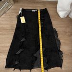 Aritzia Wilfred Grey Maxi Ruffle skirt Photo 3