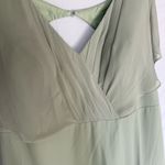 Azazie Sage Green Bridesmaid  Dress Photo 3