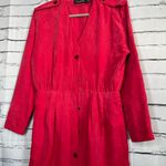 Vintage Gillian Red Silk V Photo 5