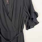 City Chic NWT  Flutter Me Maxi Dress Black Size M / 18 Photo 11