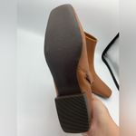 Linea Paolo  Booties Leather Ankle  Square Toe Casual Brown Flat Shoes size 4 M Photo 4