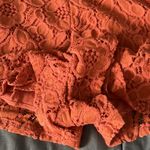 Hollister  Crochet/Lace Romper Orange Size Small Photo 2