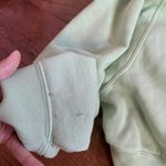 Nike mint Green women’s Cropped Sweatshirt - M Photo 3