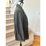 Talbots  Charcoal Grey Wool Blend Lightweight Blazer Cardigan Photo 2