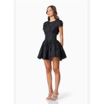 Elliatt NWT  Amberwing Petal Mini Dress Black Corset Belt‎ Sz Small $358 Photo 2