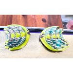 Vintage Fish Earrings Pierced Blowfish Tropical Islands Beach Vacation C… Photo 6