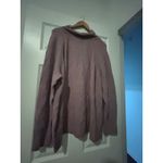 Ava & Viv  Mock Neck Long Sleeve Sweater Plus Size 4X Mauve Heathered Knit Top Photo 6
