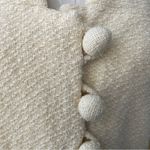 Handmade Vintage 60s Jackie O Kennedy Skirt Suit Jacket Cream XS S Photo 5