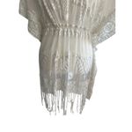Rachel Zoe Cream Lace Swim Beach Tunic Coverup One Size Photo 4