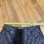 House Of CB  Inaya Chocolate Brown Stretch Vegan Leather Trousers Size Large Photo 11