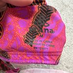 prAna  Women’s Tankini Swim Top Babydoll Manori Pink Racerback in Multicolor M Photo 7