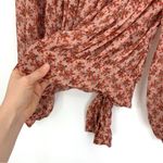 Bardot Cyrus Long Sleeve Smocked Blouse Rose Bloom S? Photo 5