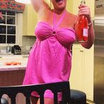 MORE TO COME Kristen Halter Mini Dress in Pink Size XL Photo 14