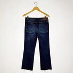 ZARA  Dark Wash Straight Leg Raw Hem Jeans Size 4 Photo 1