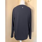 Lululemon Black Full Freedom Long Sleeve Wrap Top Size 8 Photo 2