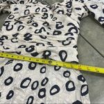 Rare Vintage 80's Flora Kung Dress Designer Silk Sz 12 Ruches Waist Pokadot Boho Black Photo 8