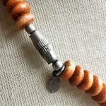 Vintage Indian Wooden Bead Necklace Artisan Boho Choker Photo 4