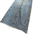 We The Free Free People  Curvy Wide Flare Leg Jeans Raw Hem High Waisted Size 33S Photo 3