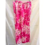 Worth New York‎ 100% Silk Flamingo Cream Maui Pants Whimsical Fun Beach Vacation Pink Size XS Photo 1