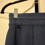 Lululemon  Ribbed Softstreme Mid-Rise Wide-Leg Cropped Pant 25" True Navy Photo 5