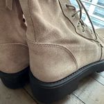 Sam Edelman Suede Leather Lug Sole Buckle Combat Boot - 7 Womens Photo 4