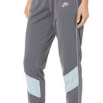 Nike  Sportswear Heritage Track Joggers Women’s Size Large Gray Blue Photo 0