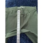 Betabrand  Women's Green Straight Leg Dress Pants‎ Mid Rise Size Medium Photo 7