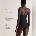 Quince Black Italian Cami Ribbed One Photo 5