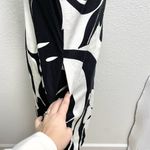 Tori Richard  Hawaiian Floral Tropical Sleeveless Mini Dress Black White size 14 Photo 3