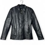 Wild ride insulated leather jacket size 14 Black Photo 0