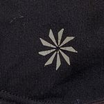 Athleta Black Skirted Leggings L Ruched Reflective Activewear Pants Photo 7