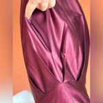 Chloé DAO CHLOE DAO Elegant Burgundy Sleeveless Dress With Side Pockets S 4. E74 Photo 7