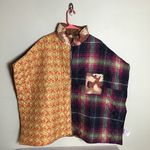 Urban Outfitters Women's Nylon Quilted Patchwork Poncho One Size EUC Photo 4