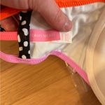 Victoria's Secret Blackand white,Pink,orange and purple halter swim top 36D Photo 7
