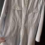 J.Crew  Long Sleeve Cotton Oxford Shirt Stripe Dress Photo 2