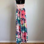 Reverse  Maxi Dress Size M Multi-color fairy Floral‎ Sequin Photo 5