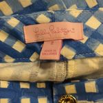 Lilly Pulitzer Kelly skinny blue checkered pants size 2 Photo 3