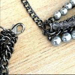 Premier Designs multi strand beaded silver black bead necklace Photo 3