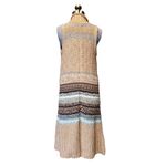 Anthropologie Sleeping On Snow Oullins Long Cardigan Vest Very Soft Tan Size L Photo 3