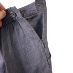 7115 by Szeki 100% Linen Pleated Trousers Pants Women’s Size Small Relaxed Fit Blue Photo 6