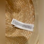 Forever 21 Tan Straw Panama Double Banded Hat With Black & White Band - S/M Photo 3