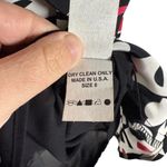 VINTAGE Y2K Drama Women’s Silk Geometric Skirt in Black/White/Pink Size 8 Black Photo 7