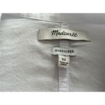 Madewell  Dolman Panel Cocoon Shirt Oversized White NO599 Size XS Photo 5