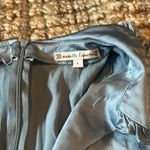 Nanette Lepore  Baby Blue Satin Blouse Size 4 Photo 4