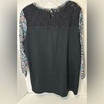 Van Heusen  Lace bodice floral print blouse size large Photo 4
