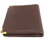 Cartier Must de  Bordeaux Leather Bifold Wallet, 3.9"x3.9" Photo 3