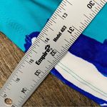 Lauren Ralph Lauren Dress Women Size 6 Blue Floral Mini Lined Keyhole Top Back Photo 9